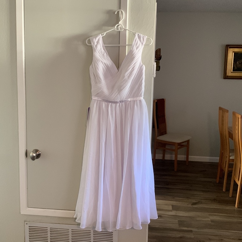 JJ’s house paper white dress NEW